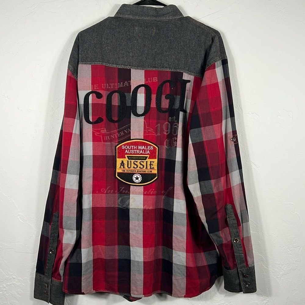 🔥🔥 Vintage COOGI Hunt Club Flannel Button Down LS Shirt 2XL - Super Rare - EUC